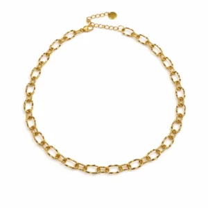 שרשרת לילוש עשויה סטיינלס סטיל מצופה זהב 18K - צבע זהב