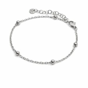 צמיד אלמה עשוי סטיינלס סטיל בצבע כסף