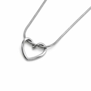 שרשרת אמור עשויה סטיינלס סטיל בצבע כסף